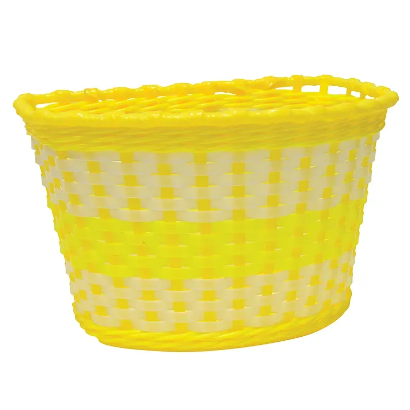 Oxford Junior Woven Basket in Yellow