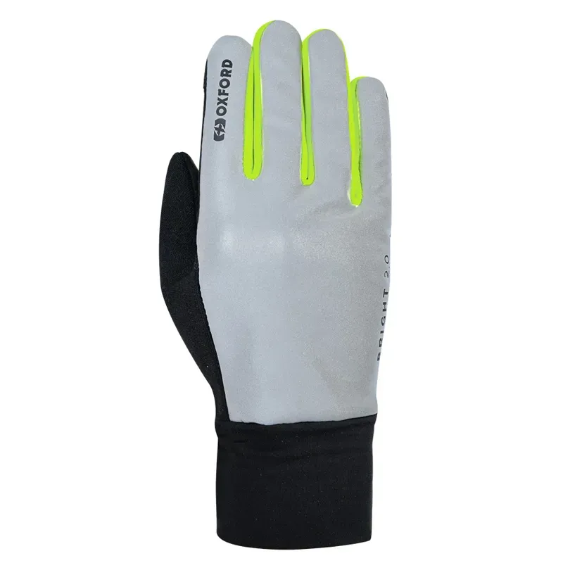 Oxford Bright Windproof Gloves in Silver