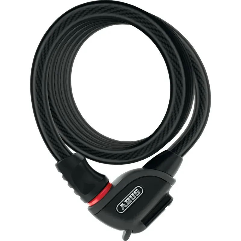 ABUS - Coil Cable Lock - 8950/180 KF PHANTOM Black 180cm