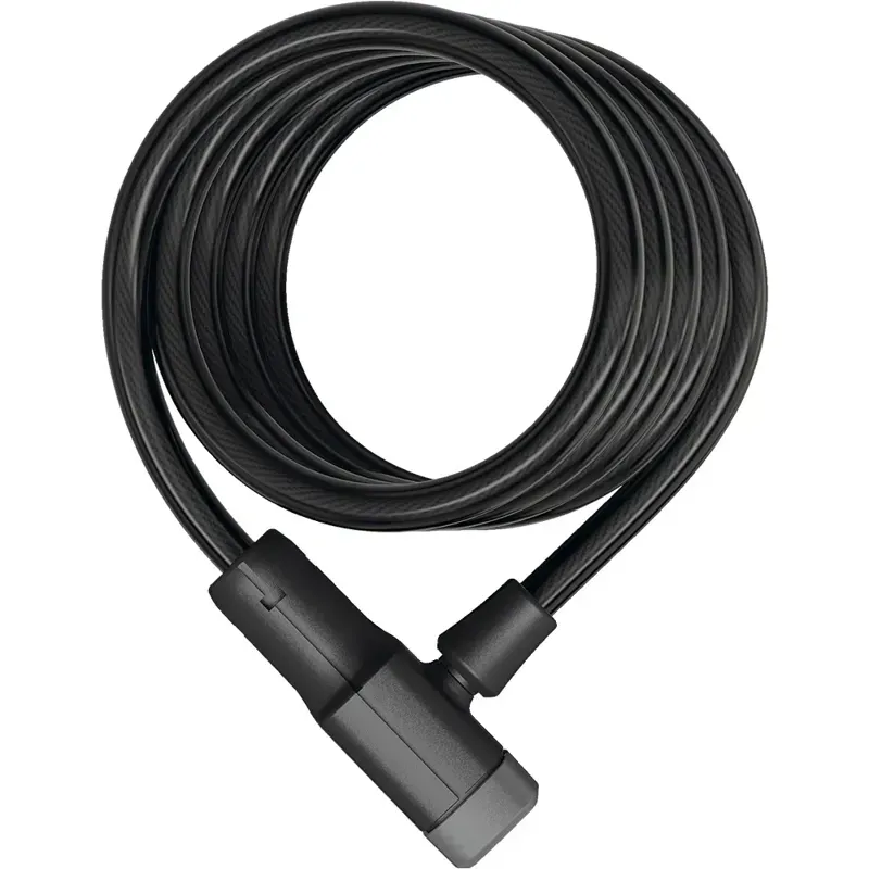 ABUS - Coil Cable Lock - 5510K/180 BK Primo Black 180cm