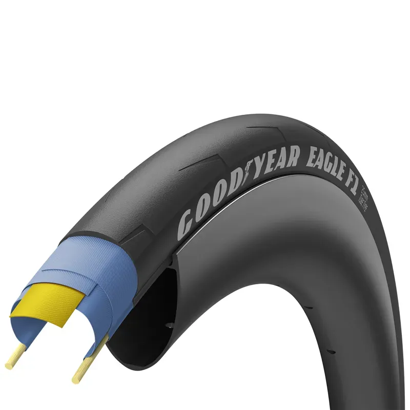 GY - Eagle F1 Tube Type / 28-622 Blk Black 700x28