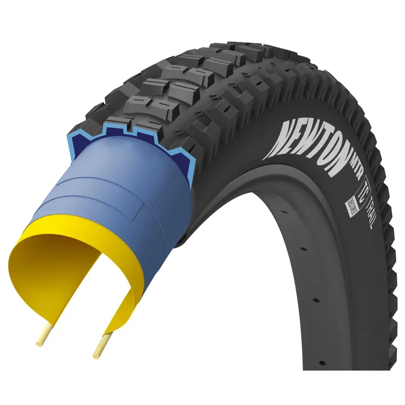 Goodyear Newton MTR Trail 29x2.4-inch Tubeless Tire in Black