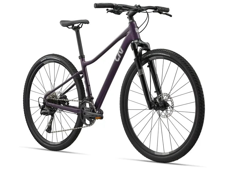 Liv Rove 1 Gravel Bike in Tyrian Purple-1