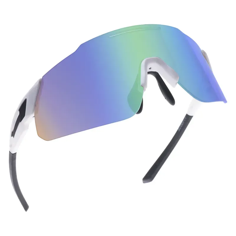 Oxford Corsa Sunglasses in White Frame/Rainbow Lens-1