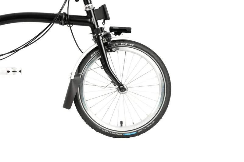 Brompton FR Mudguard Blade + Flap 18ON Silver-1