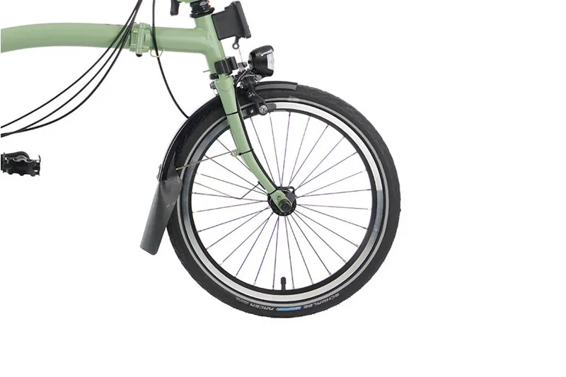 Brompton FR Mudguard Blade +Flap 18ON BLK-1