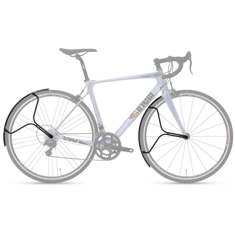 Quickguard V2 Disc Mudguard Black front