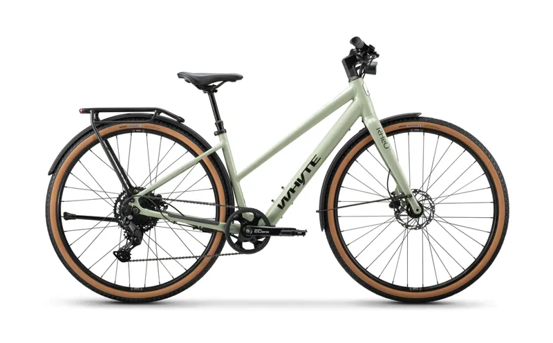 Whyte Bikes RheO 3 ST eCity and Leisure Bike in Gloss Sage Green