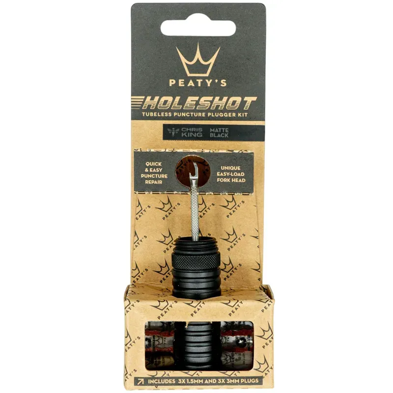 Peaty's Holeshot Tubeless Puncture Plugger Kit in Black