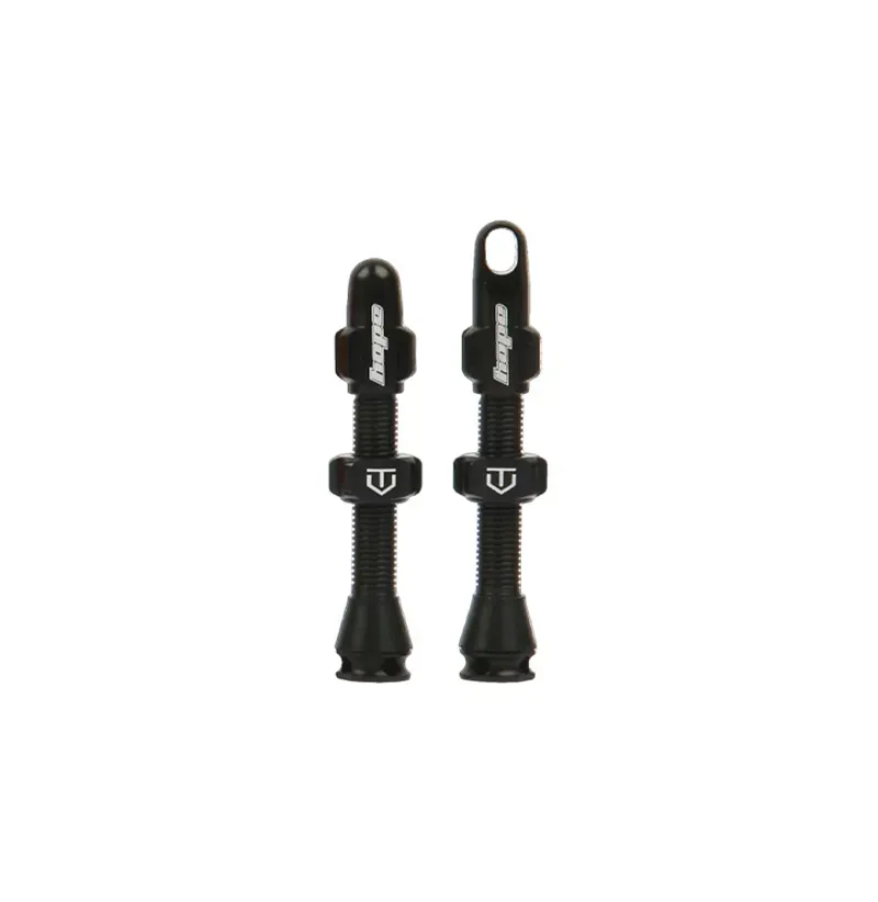 Tubeless Valve Pair - 40mm - Black